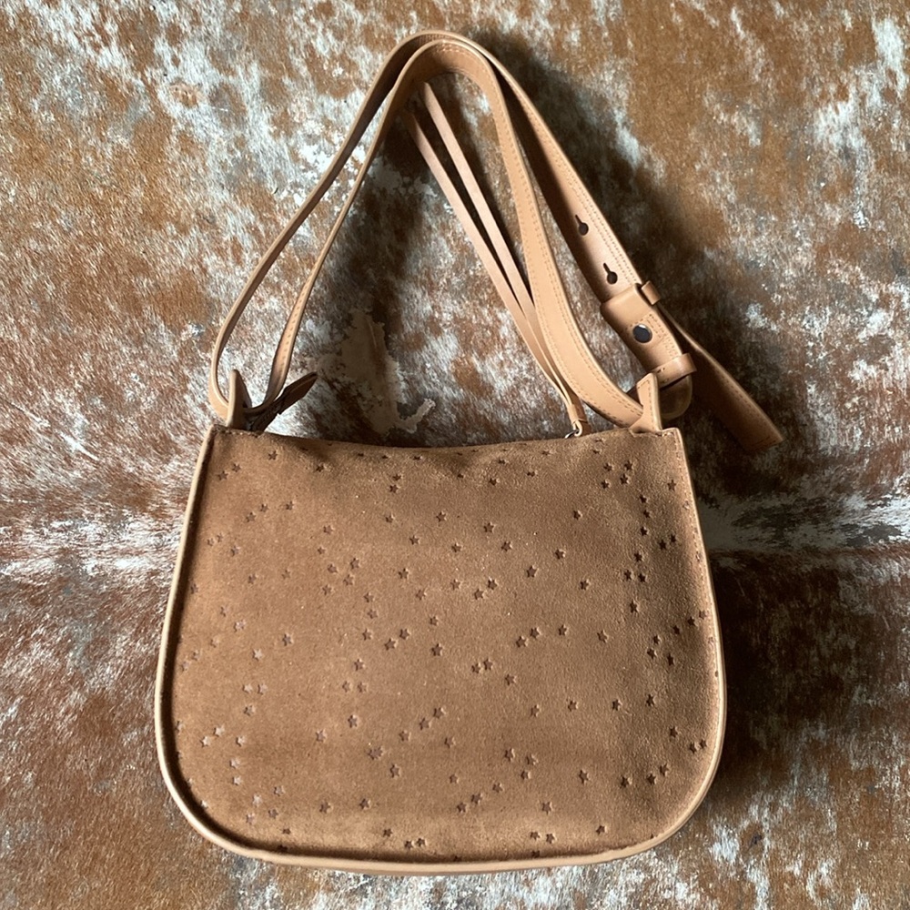 Allsaints suede crossbody